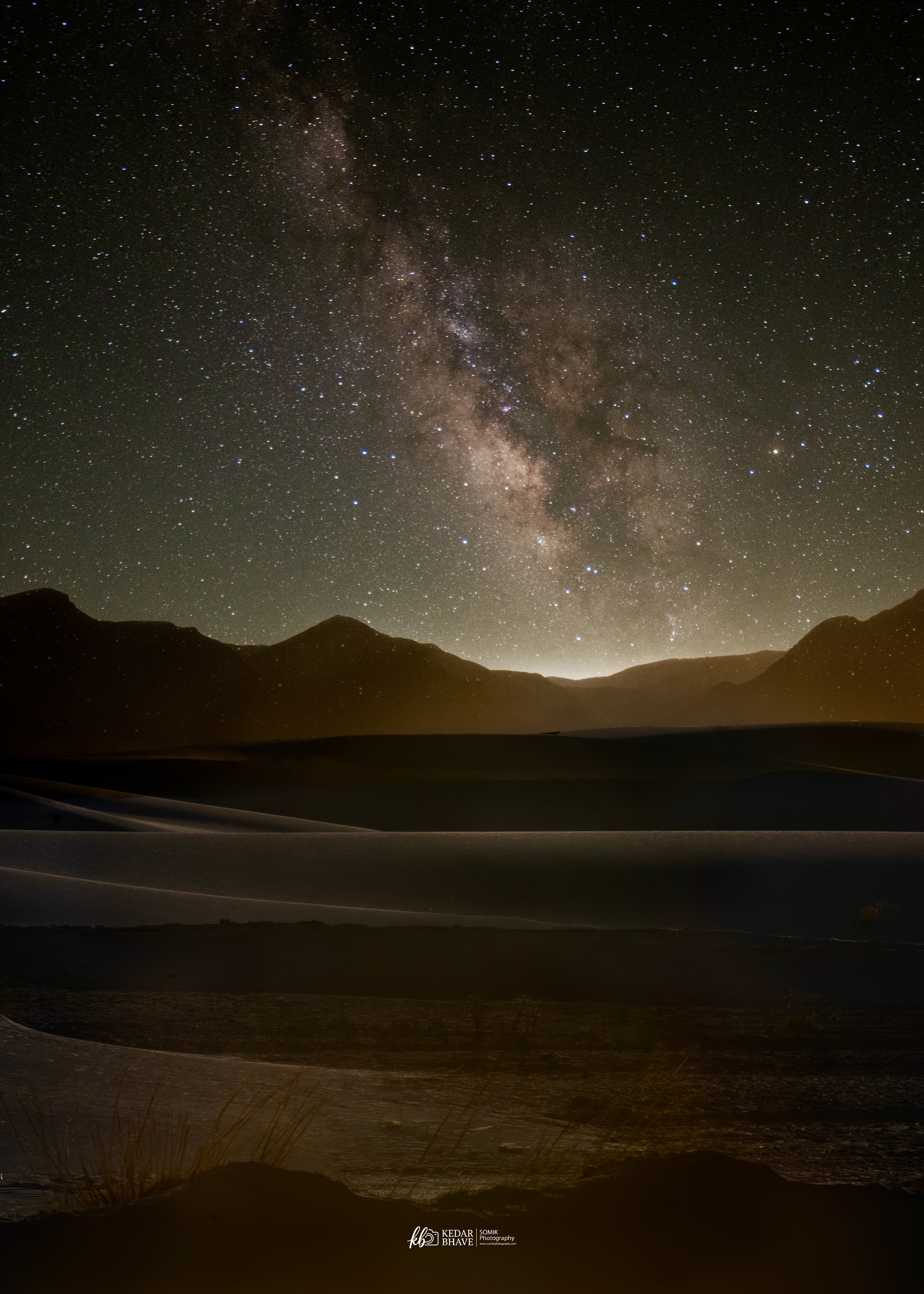 Milky Way over the sand dunes!